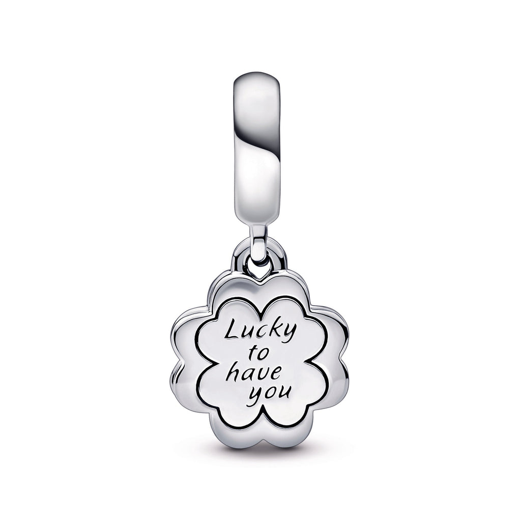 Pandora Four-leaf Clover Friendship Double Dangle Charm