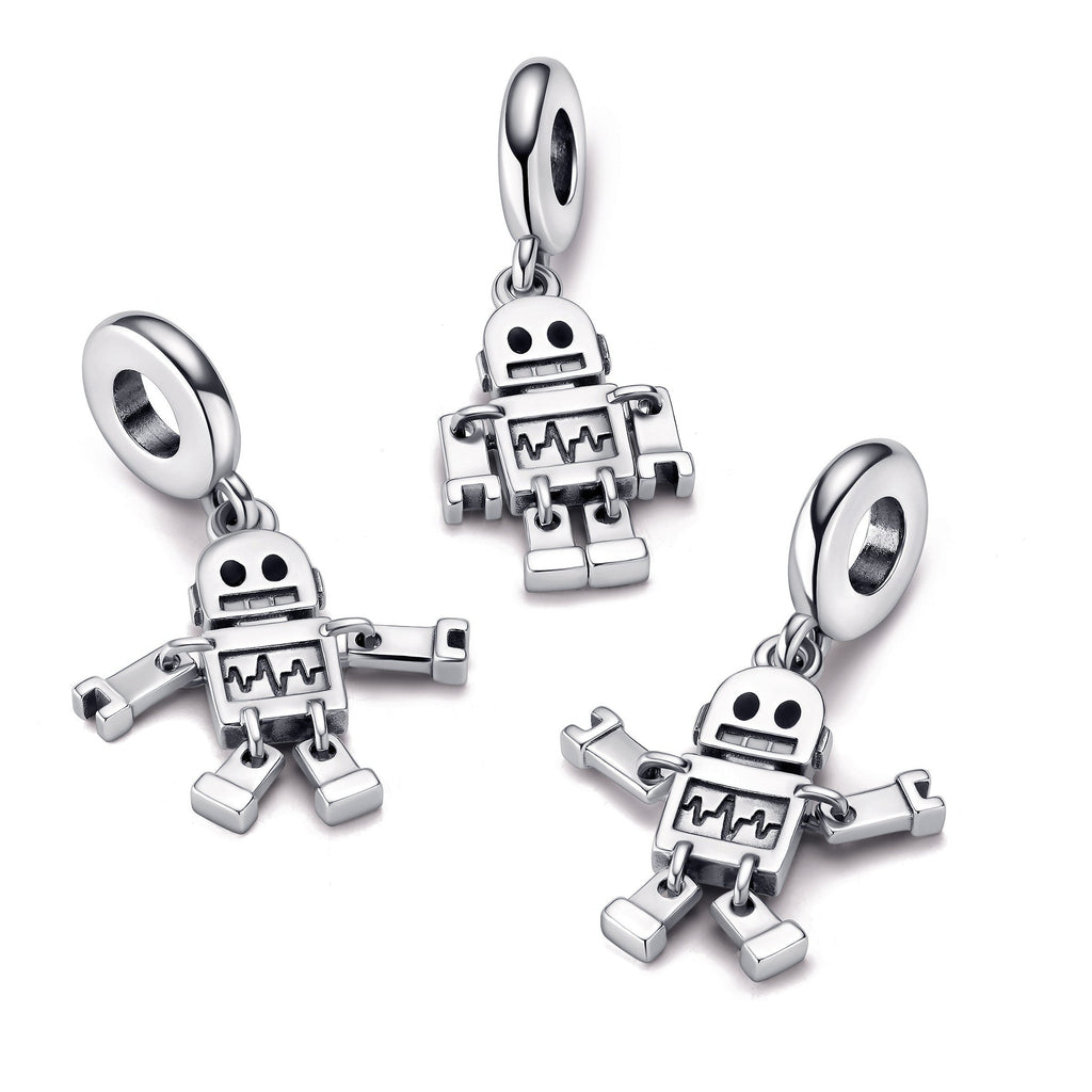 Pandora Charm Featuring Bestie Bot Robot Dangle