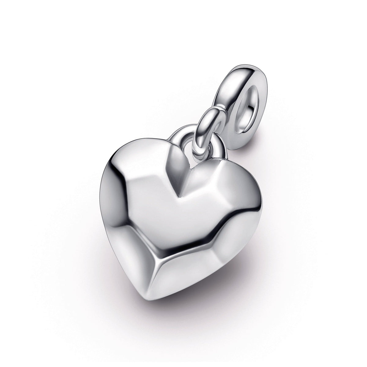 Pandora Charm Featuring ME Faceted Heart Mini Dangle