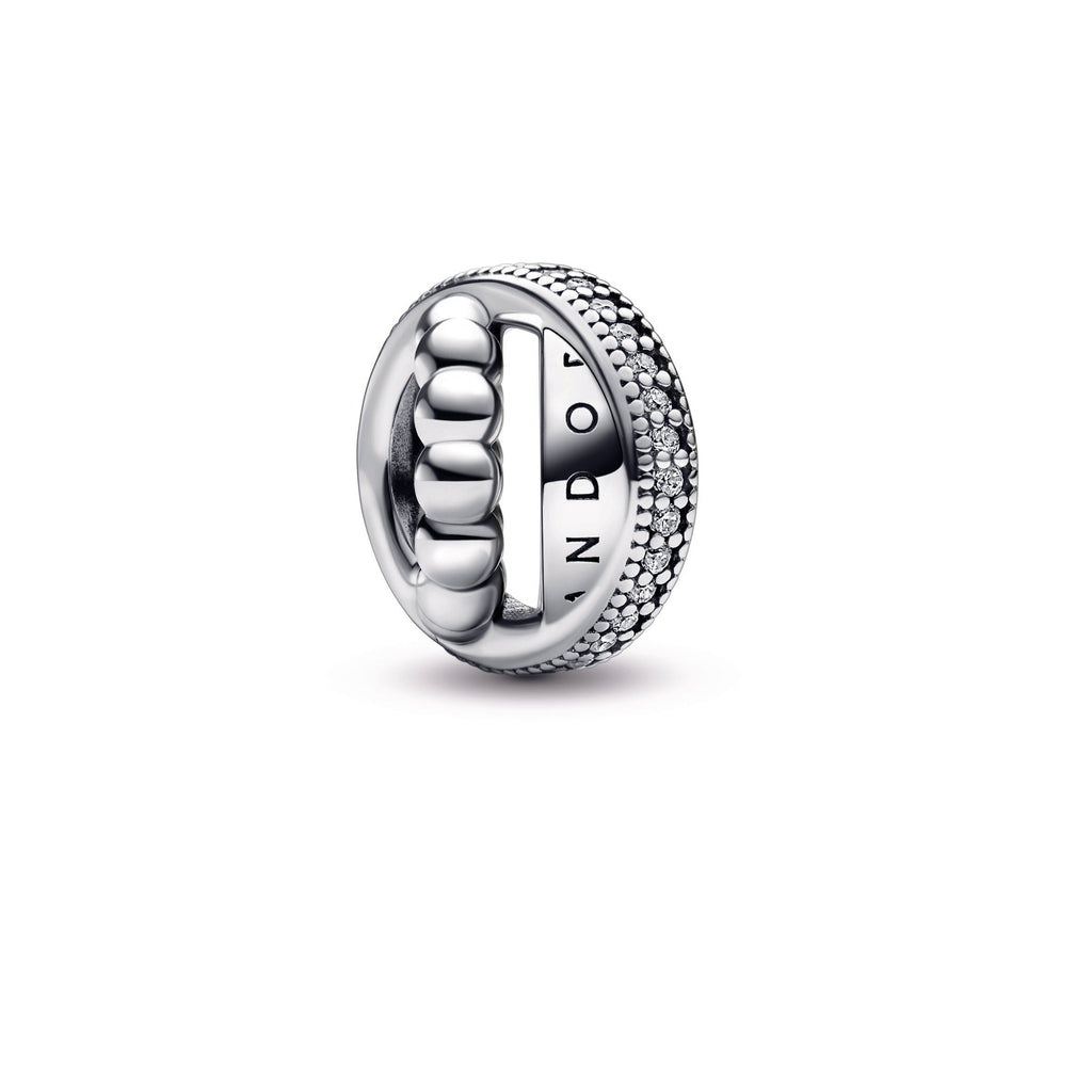 Pandora Charm Featuring Logo, Pavé & Beads