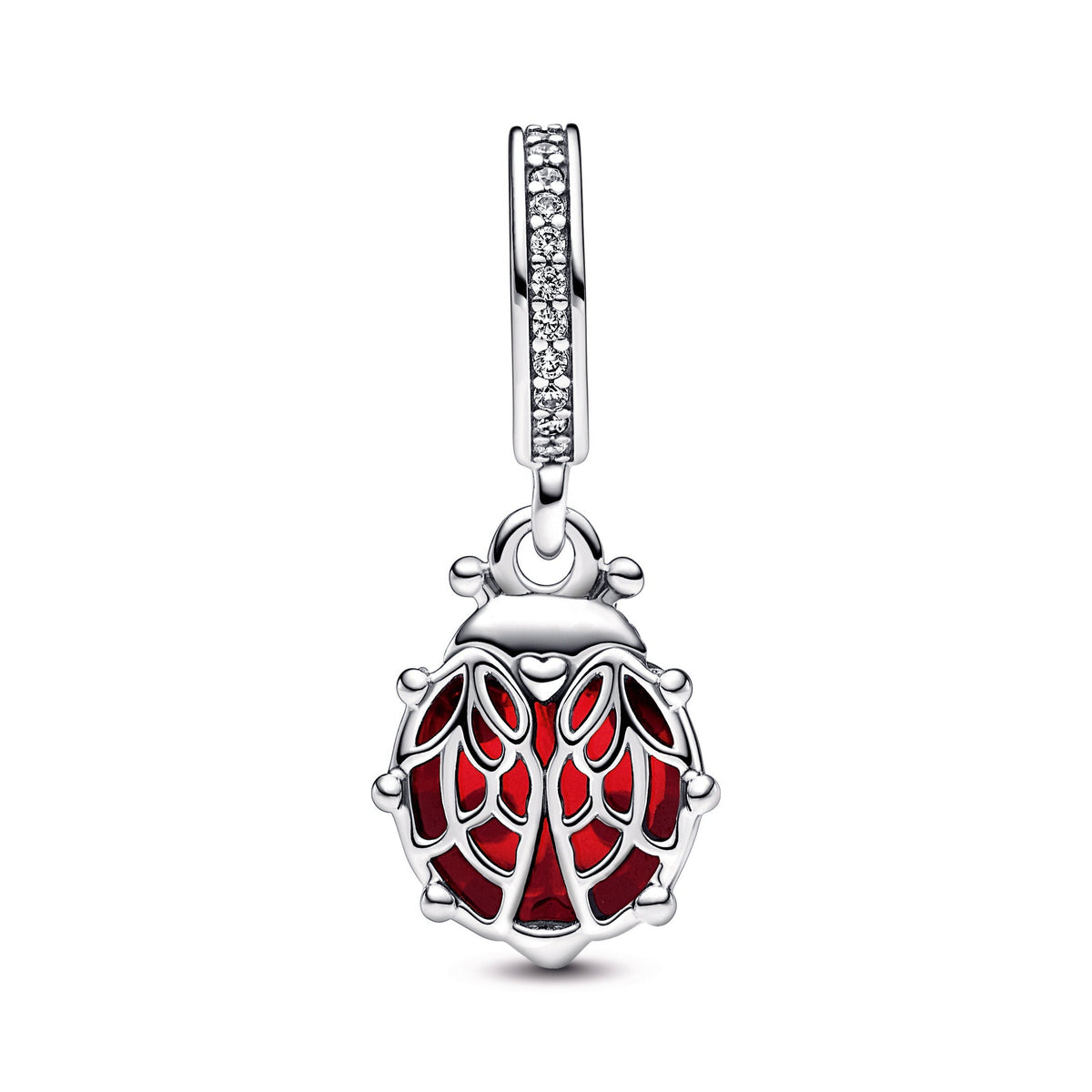 Pandora Charm Featuring Red Ladybird Dangle