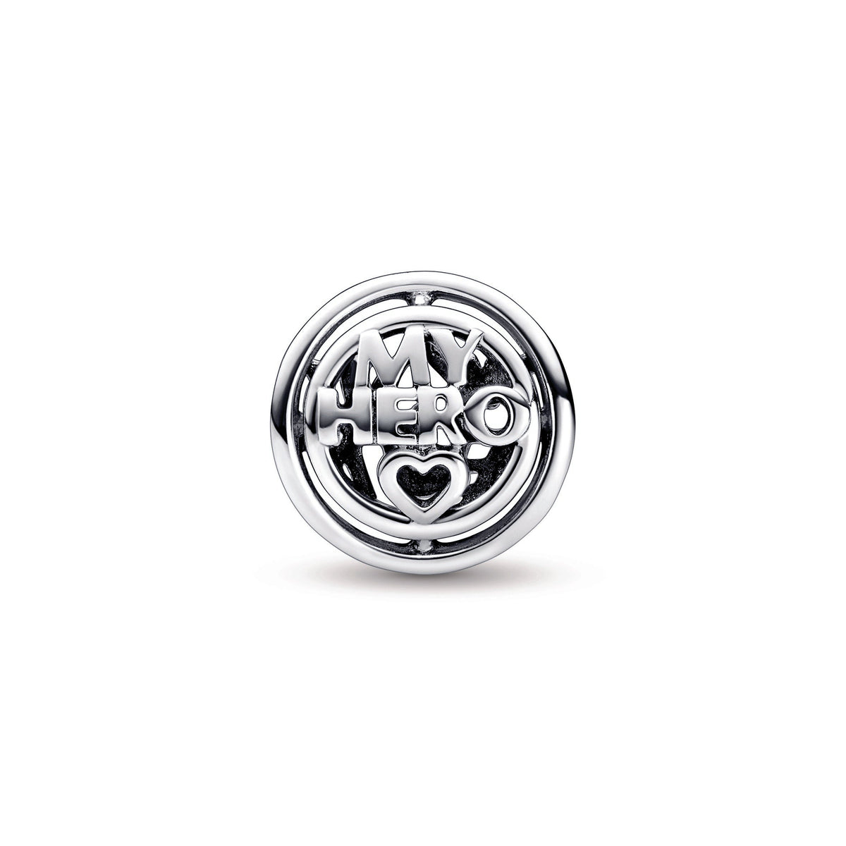 Pandora Charm Featuring Mum Hero Openwork
