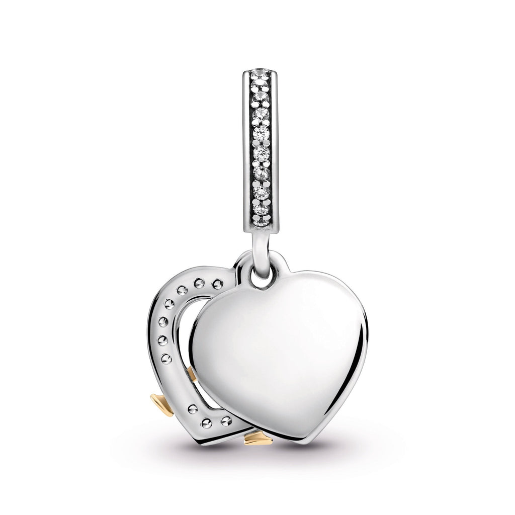 Pandora Two-tone Happy Anniversary Dangle Charm
