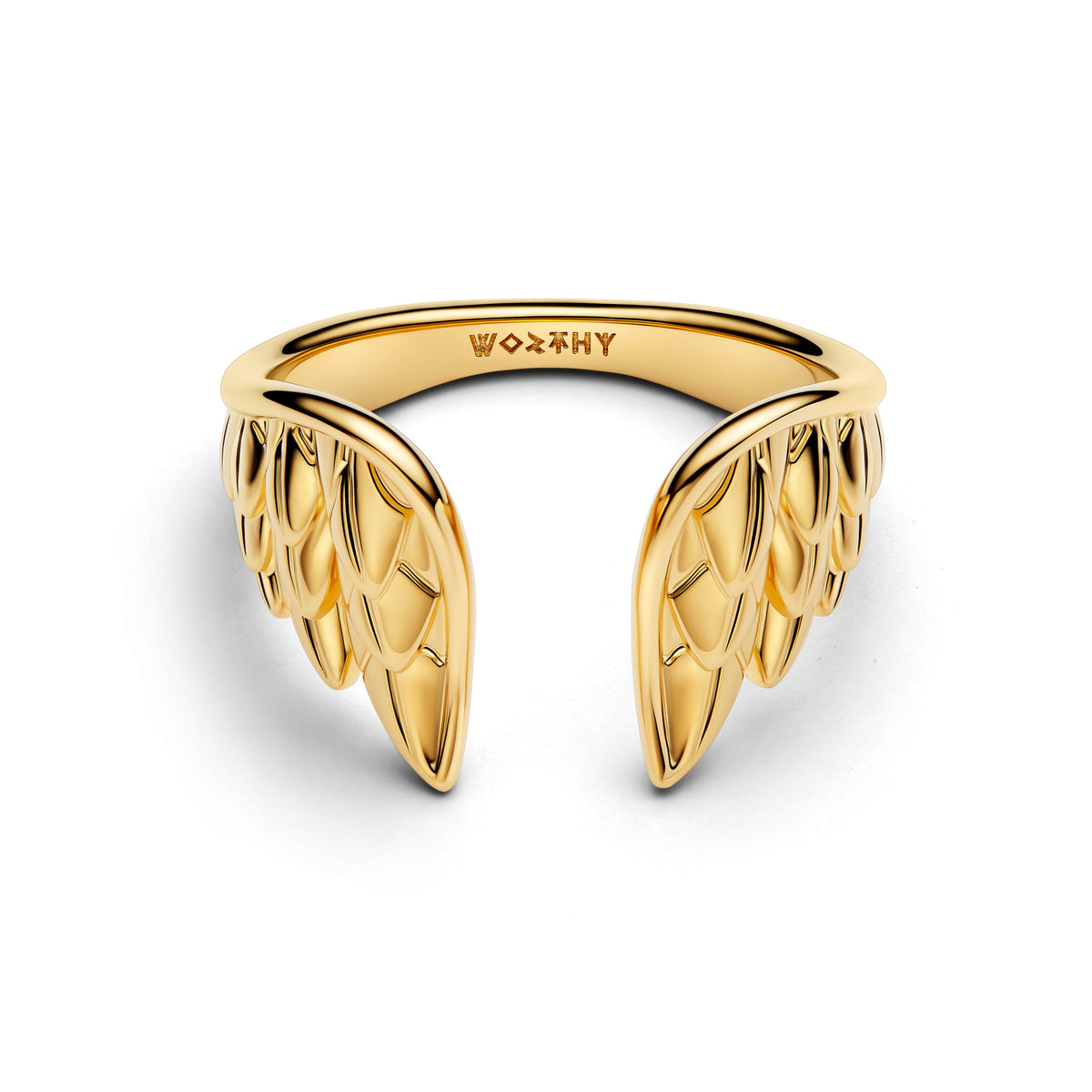 Pandora Ring Featuring Marvel Thor Wings Open