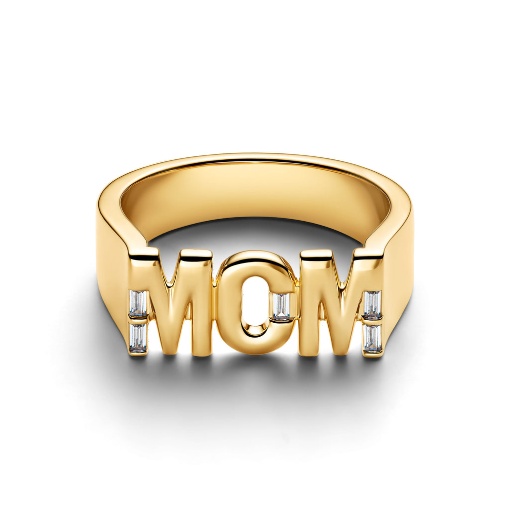 Pandora Ring Featuring Mom Signet