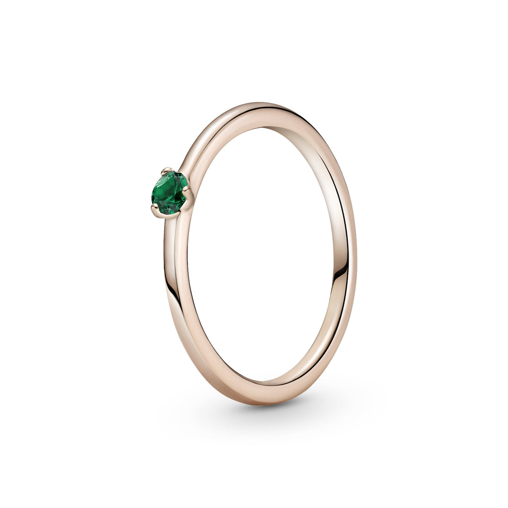 Green Solitaire Ring