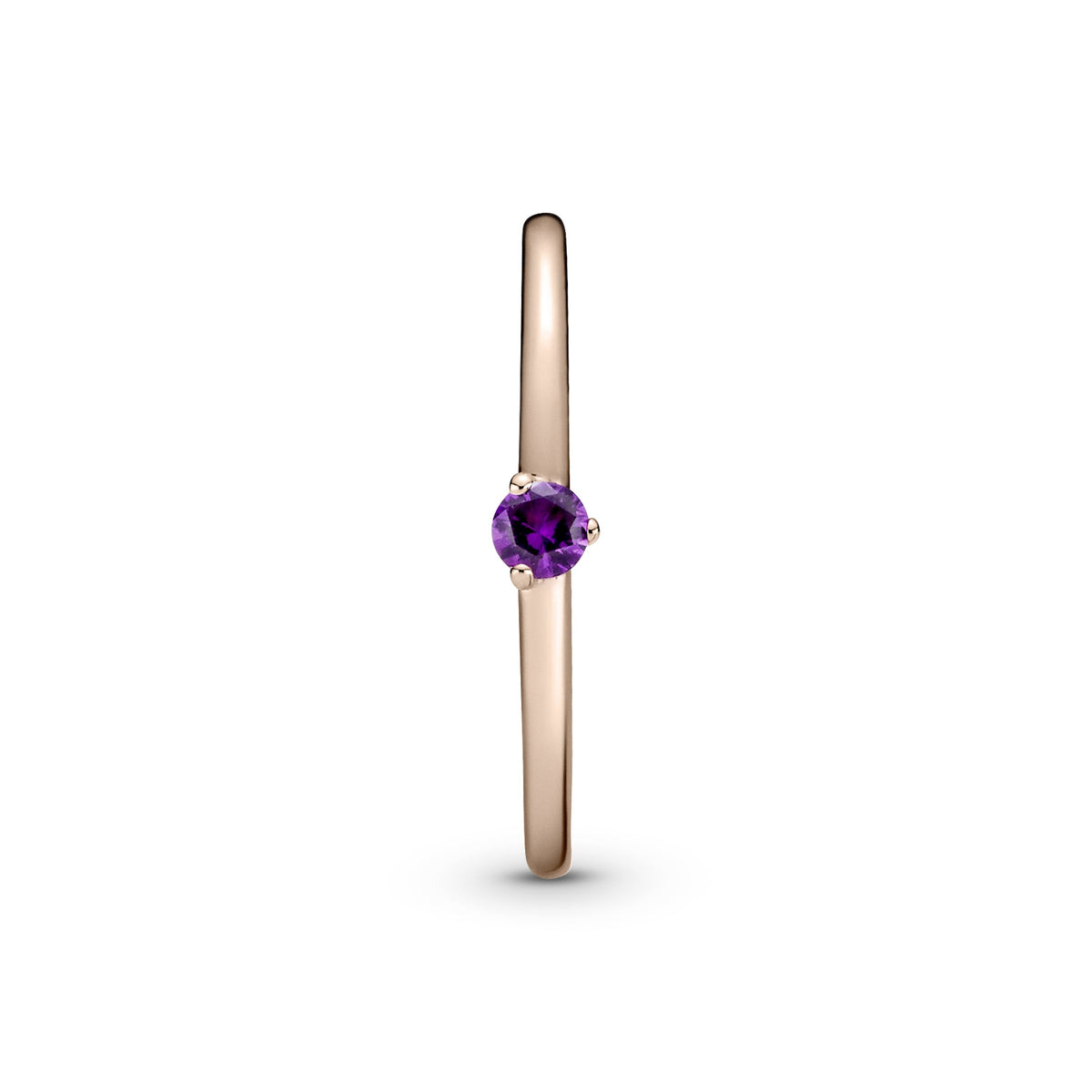 Pandora Ring Featuring Purple Solitaire