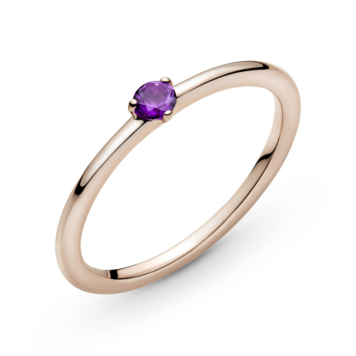 Pandora Ring Featuring Purple Solitaire