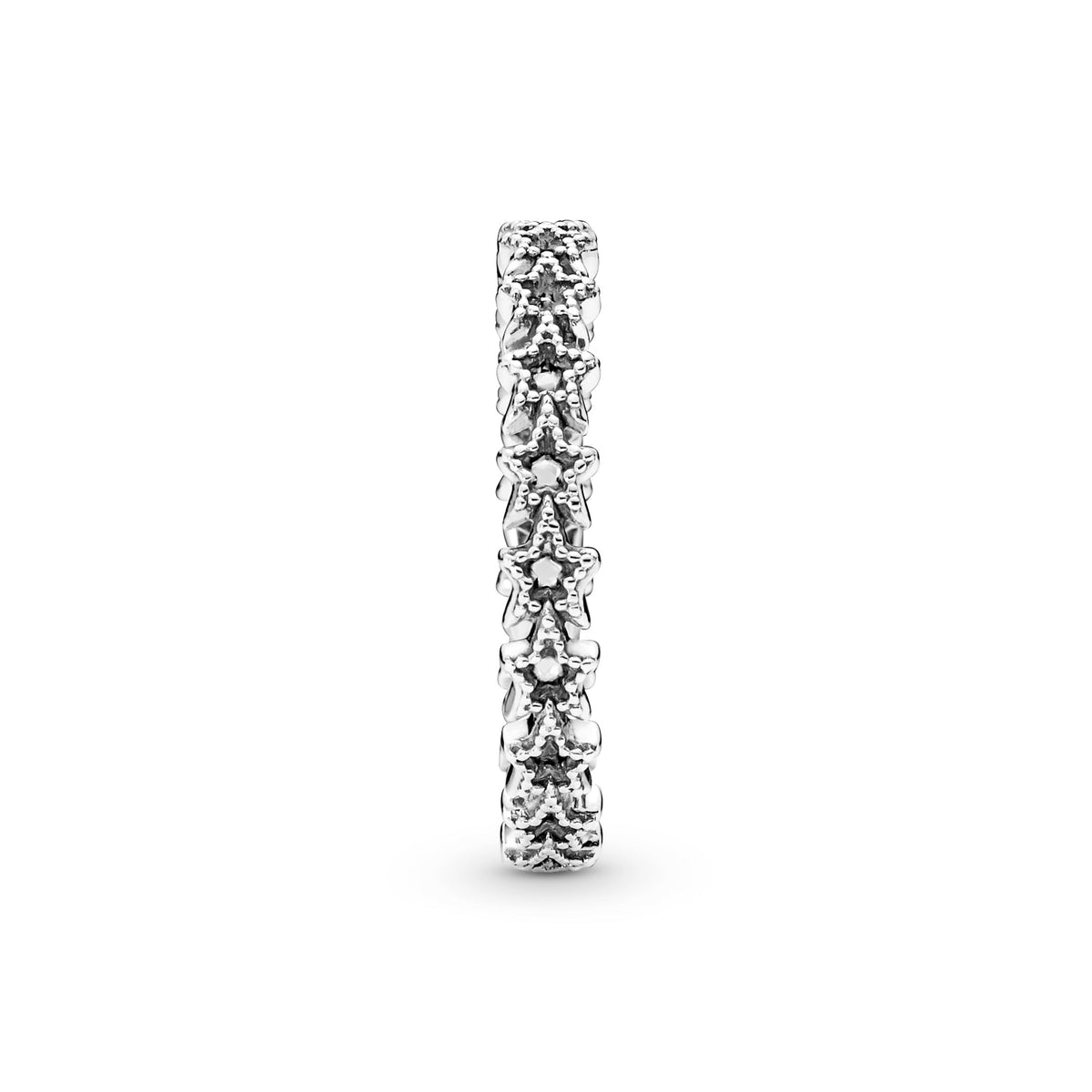 Pandora Ring Featuring Band of Asymmetric Stars