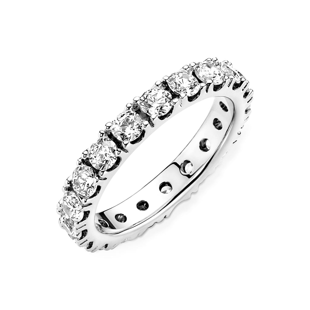 Pandora Ring Featuring Sparkling Row Eternity