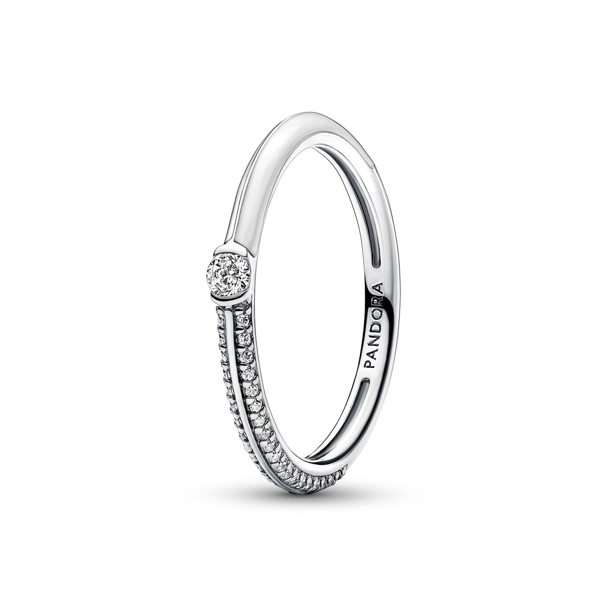 Pandora ME Pavé & White Dual Ring