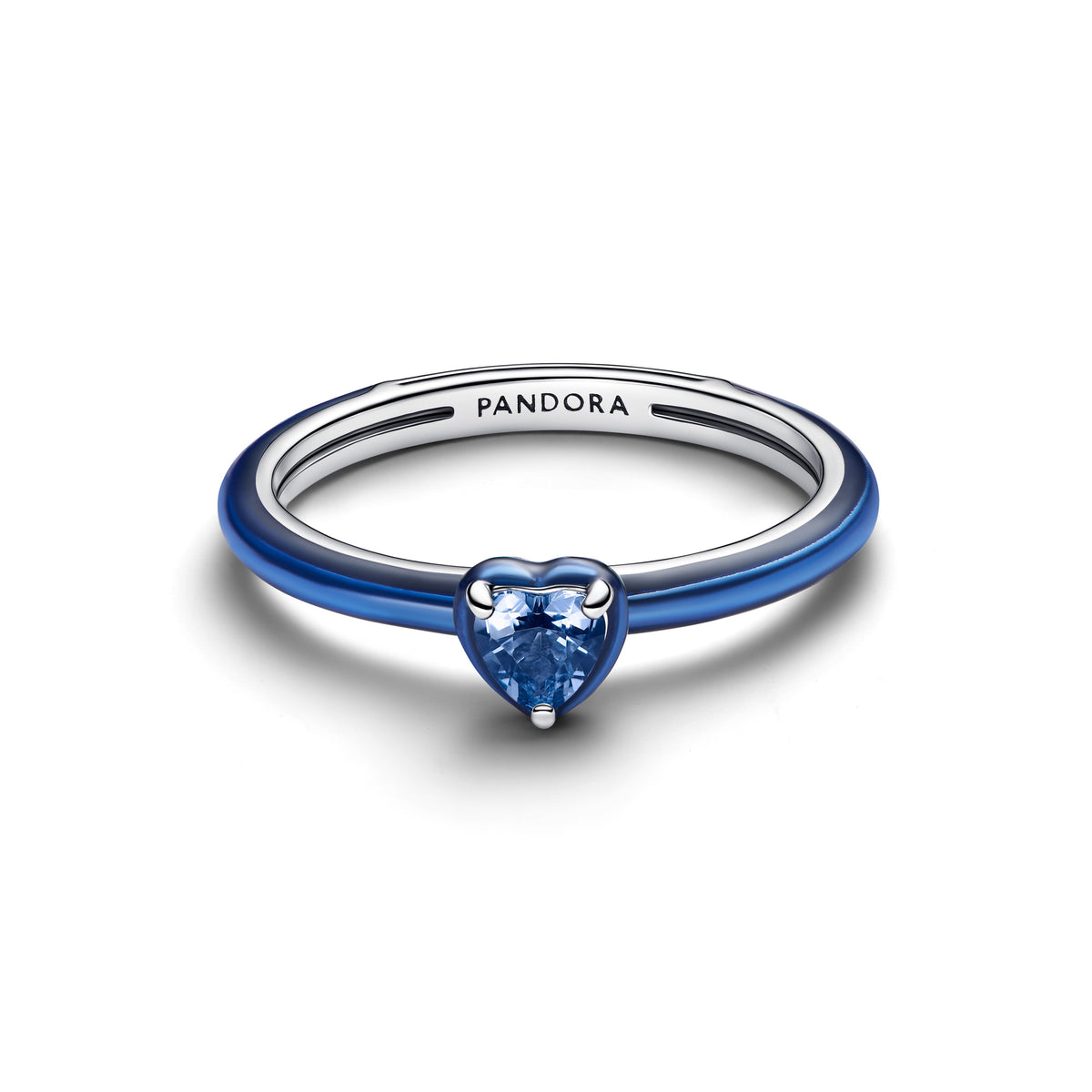 Pandora Ring Featuring Blue Chakra Heart