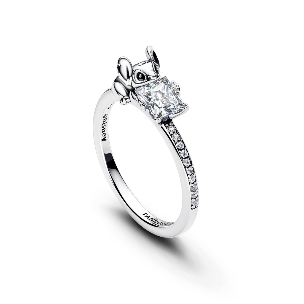 Pandora Ring Featuring Disney Stitch & Stone