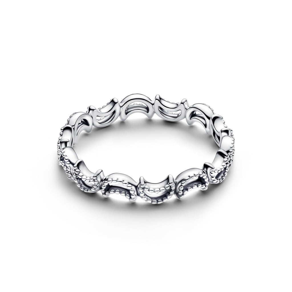 Pandora Ring Featuring Crescent Moon
