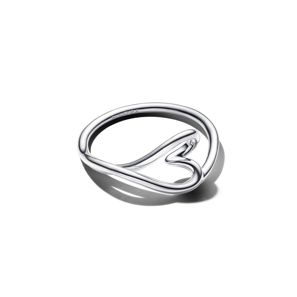 Pandora Ring Featuring Organically Shaped Heart Small