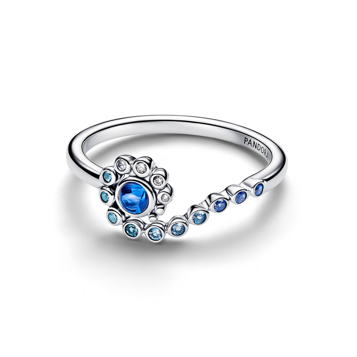 Pandora Ring Featuring Disney Moana Ocean Wave