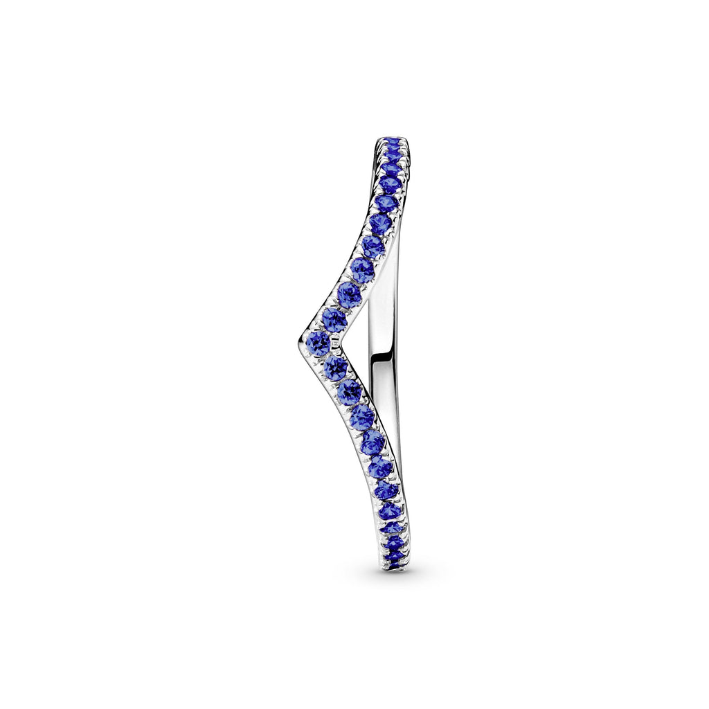 Pandora Ring Featuring Timeless Wish Sparkling Blue