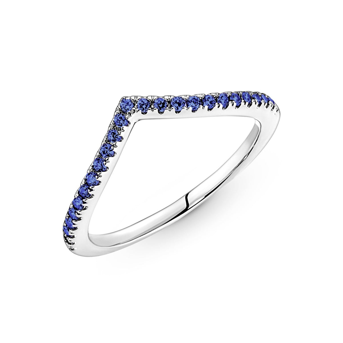 Pandora Ring Featuring Timeless Wish Sparkling Blue