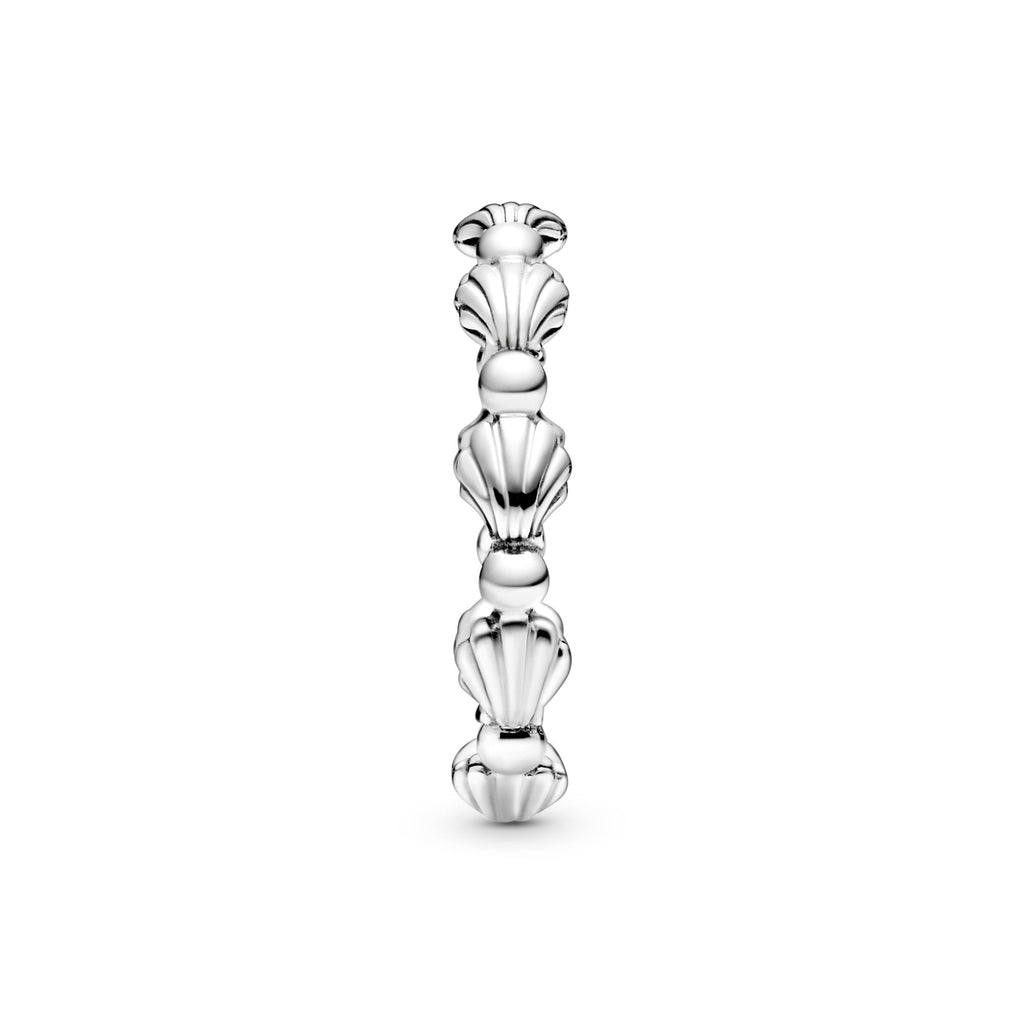 Pandora Beaded Seashell Band Ring