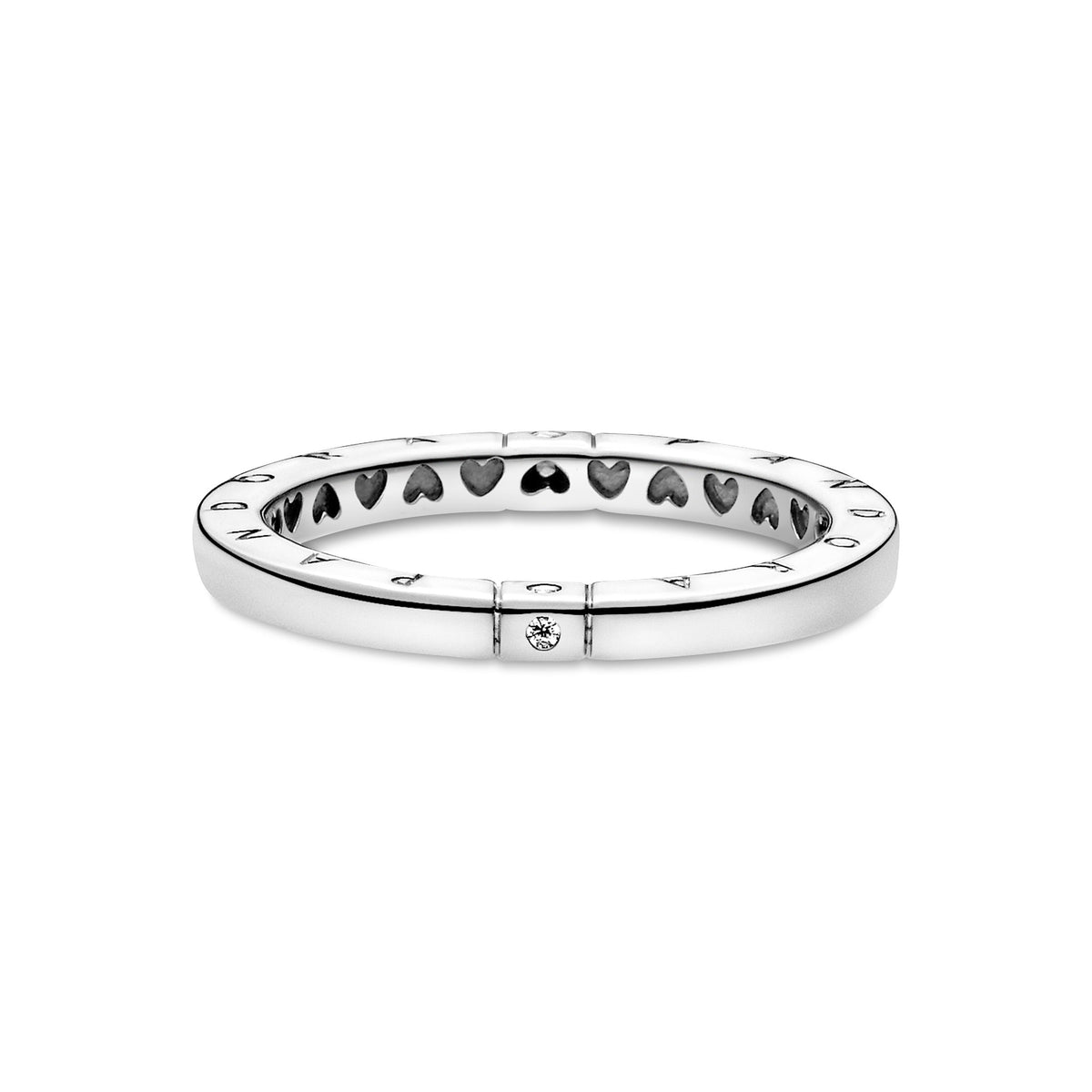 Pandora Ring Featuring Logo & Hearts