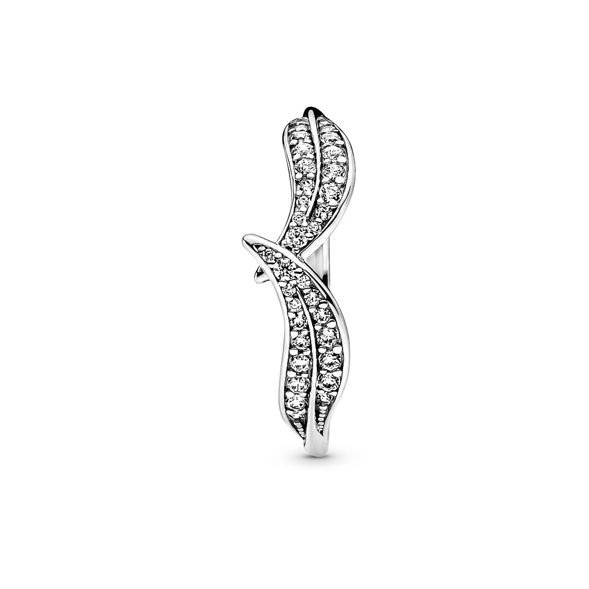 Pandora Ring Featuring Sparkling Leaves
