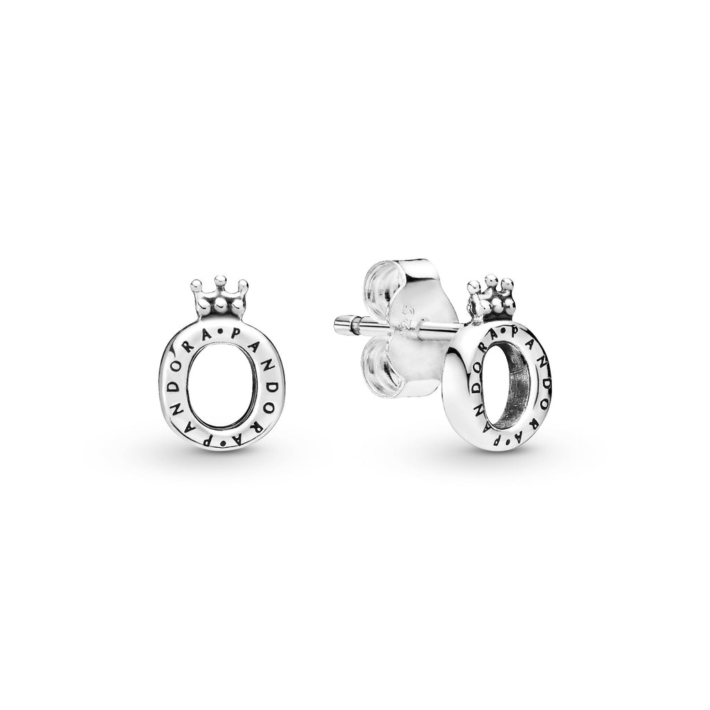 Polished Crown O Stud Earrings