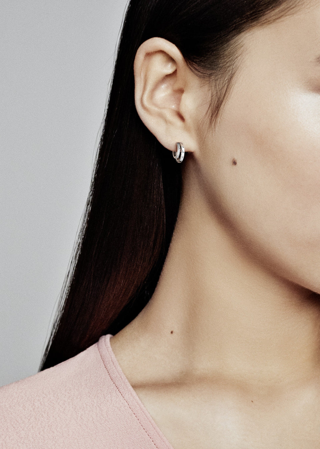 Pandora Pavé Double Hoop Earrings
