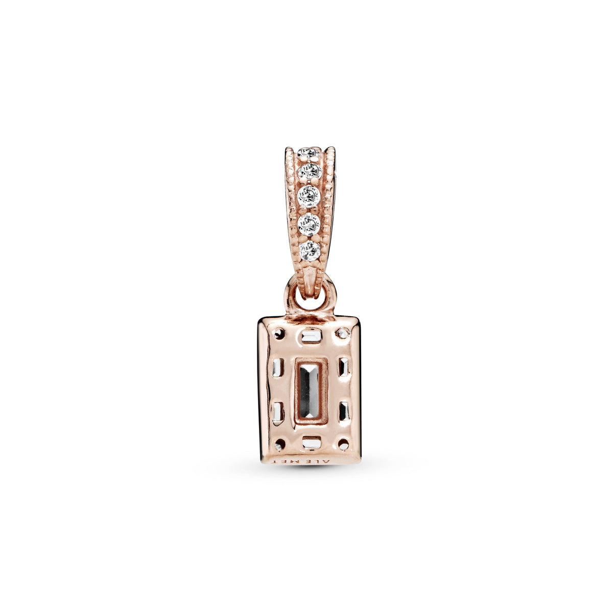 Pandora Sparkling Square Halo Pendant