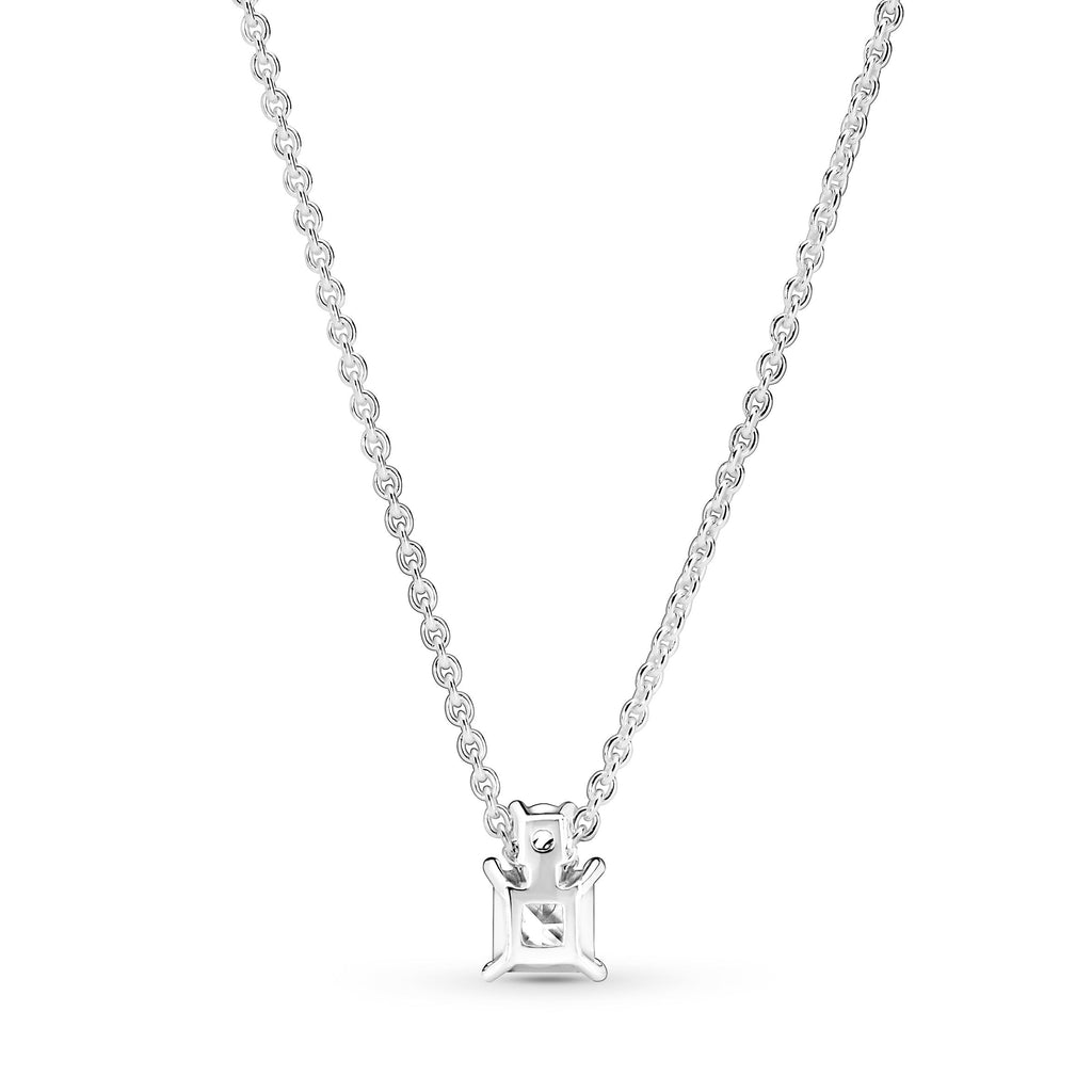 Pandora Sparkling Collier Round & Square Pendant Necklace