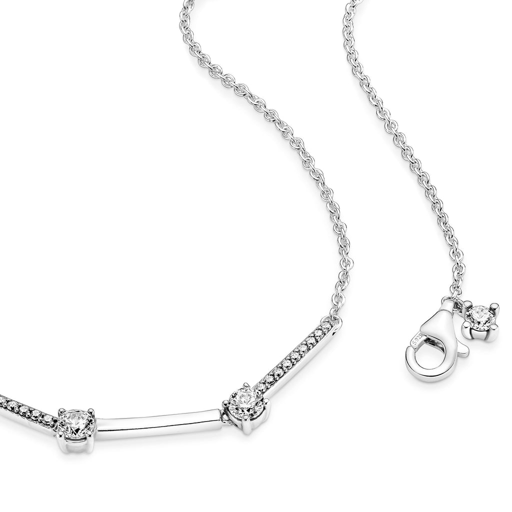 Pandora Sparkling Pavé Collier Bars Necklace