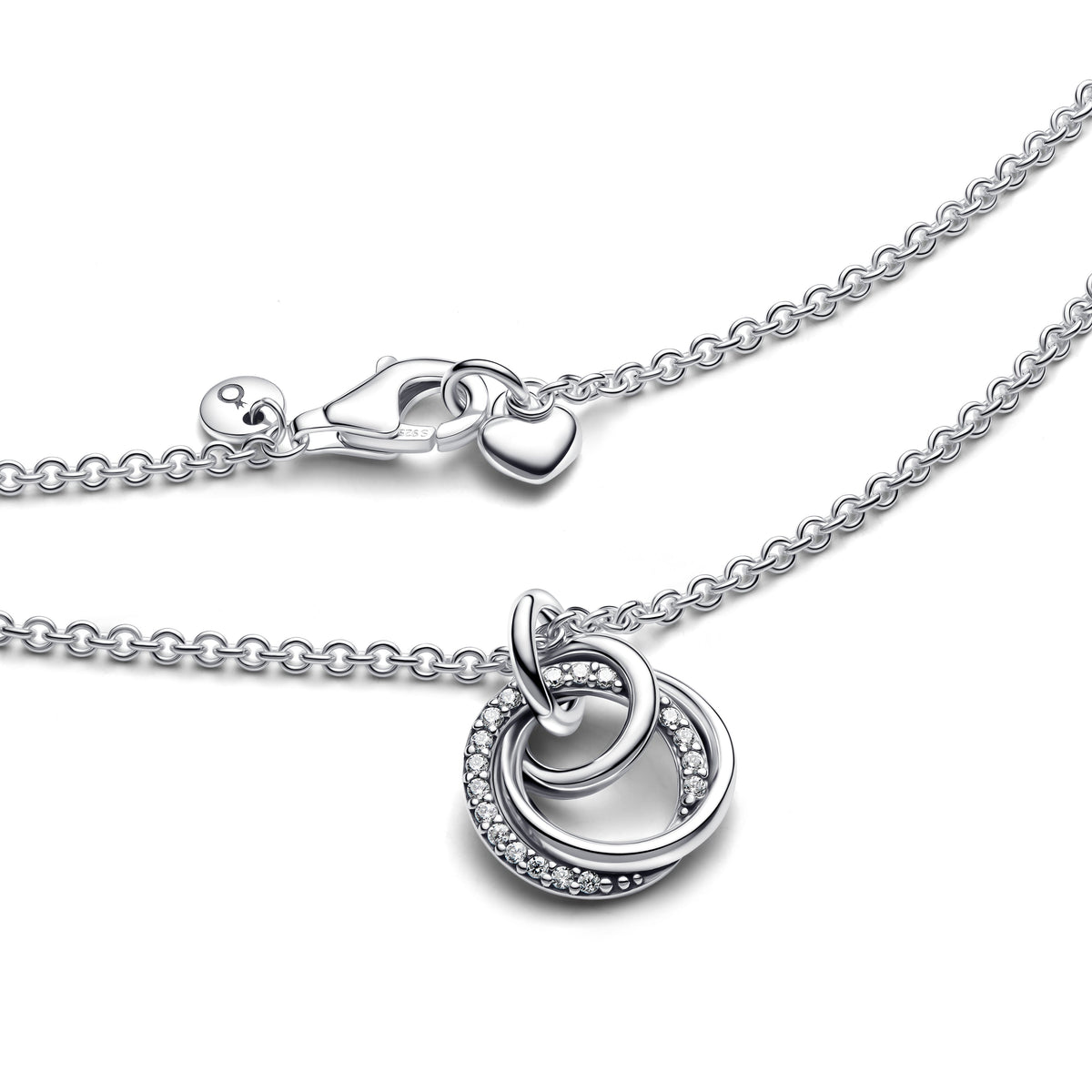 Pandora Necklace Featuring Family Always Encircled