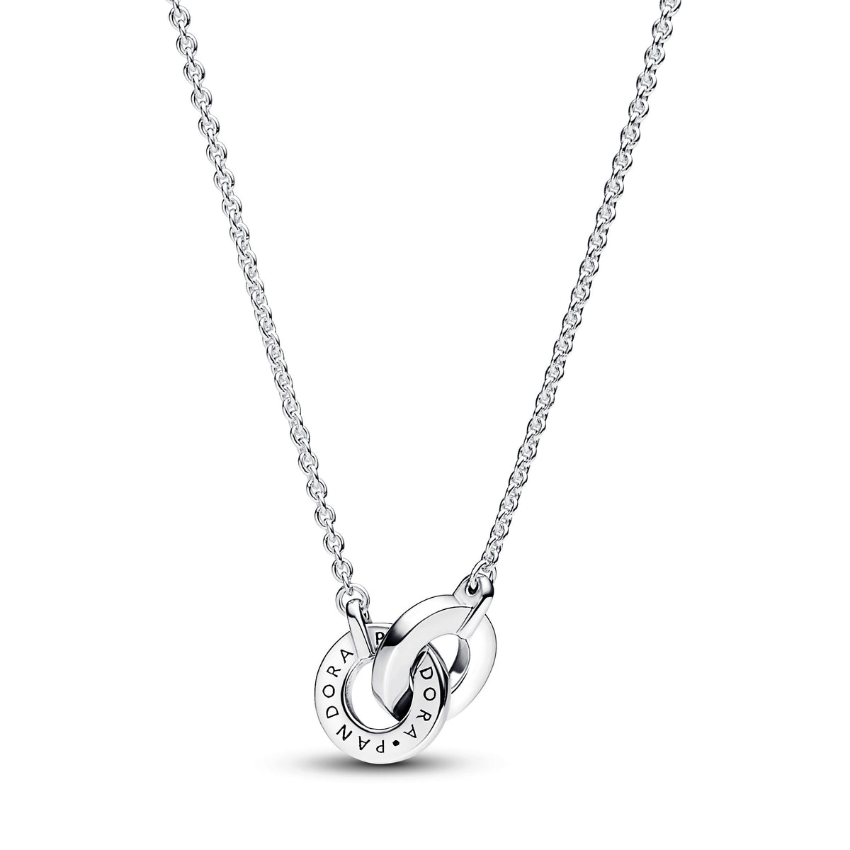 Pandora Necklace Featuring Signature Intertwined Pavé