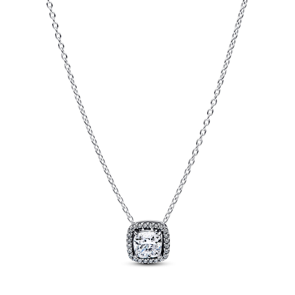 Halo Pendant Collier Necklace