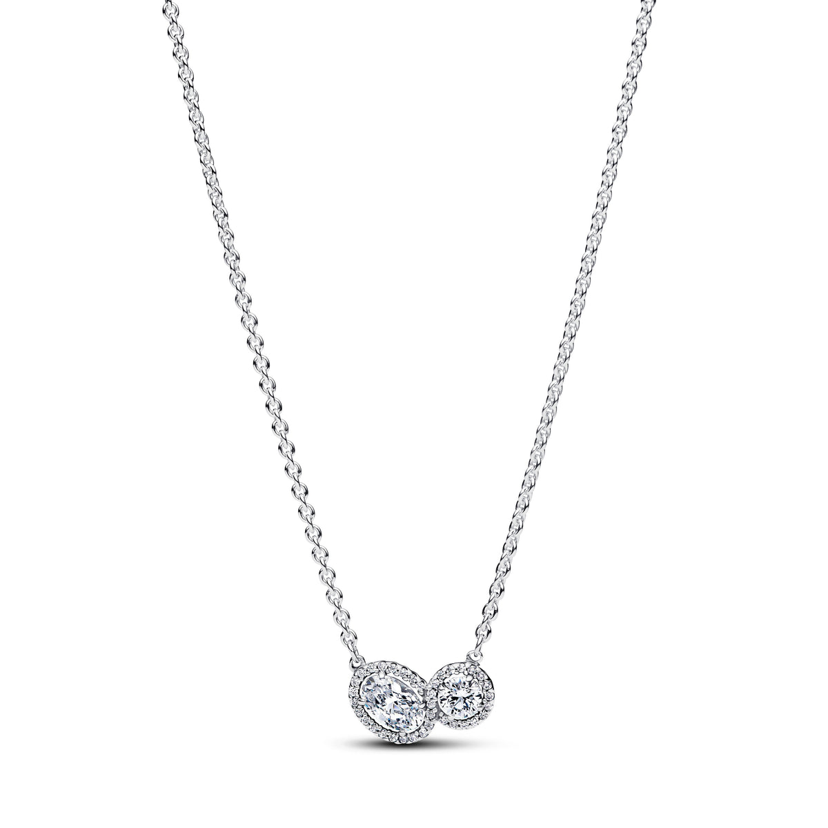 Embracing Halo Necklace