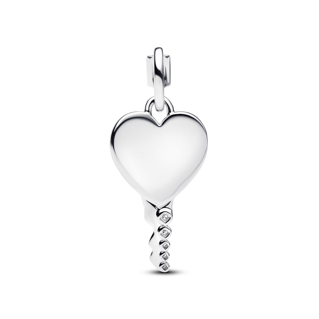 Pandora Engravable Heart Key Pendant