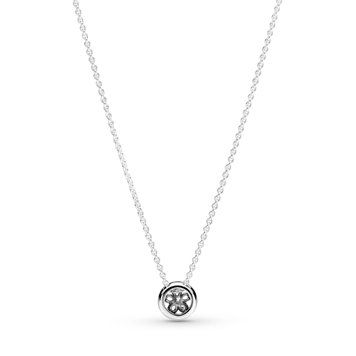 Pandora Necklace Featuring Sparkling Snowflake