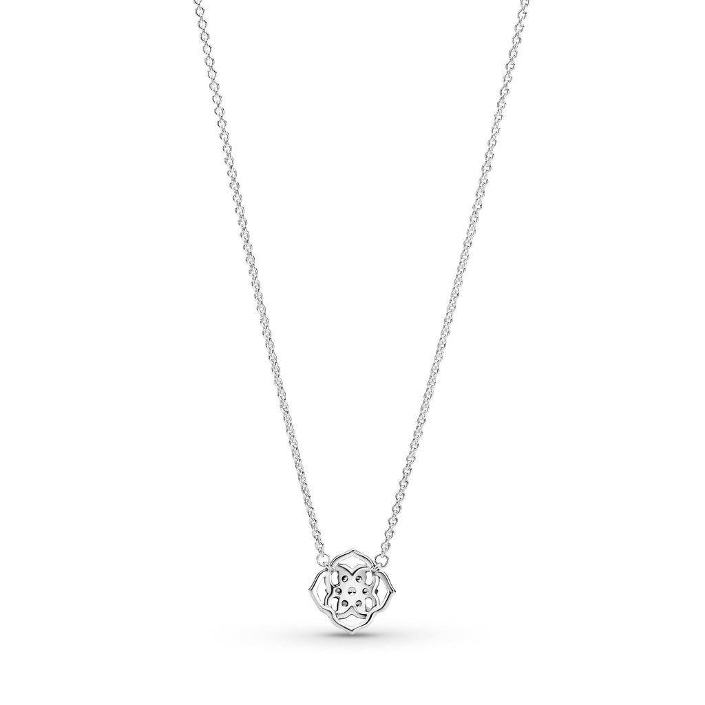 Pandora Necklace Featuring Rose Petals