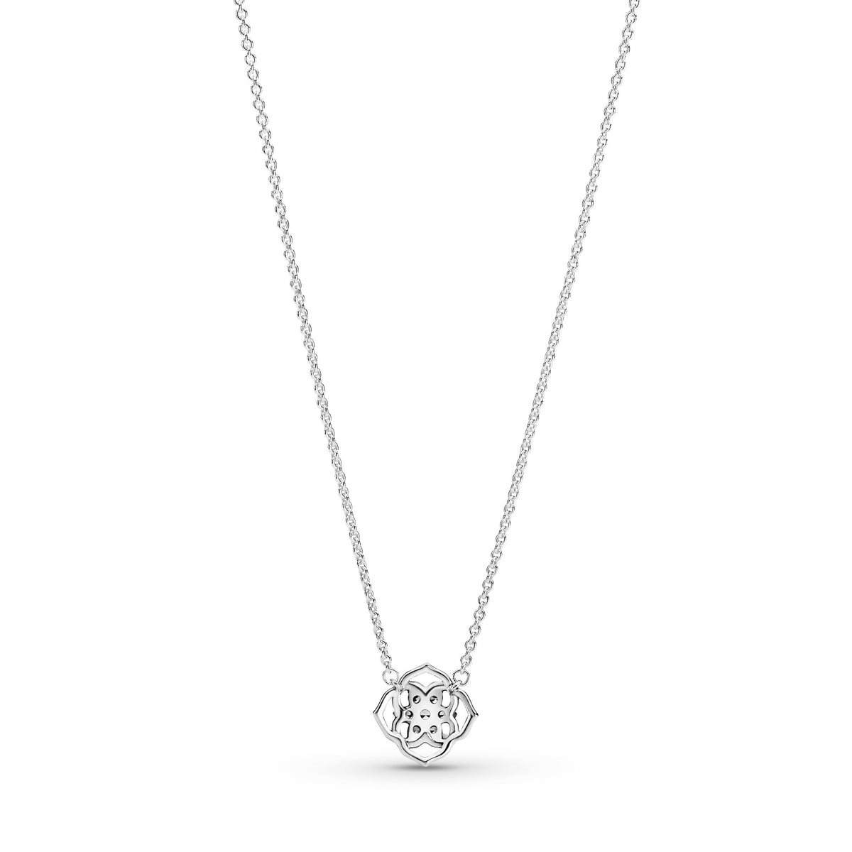 Pandora Necklace Featuring Rose Petals