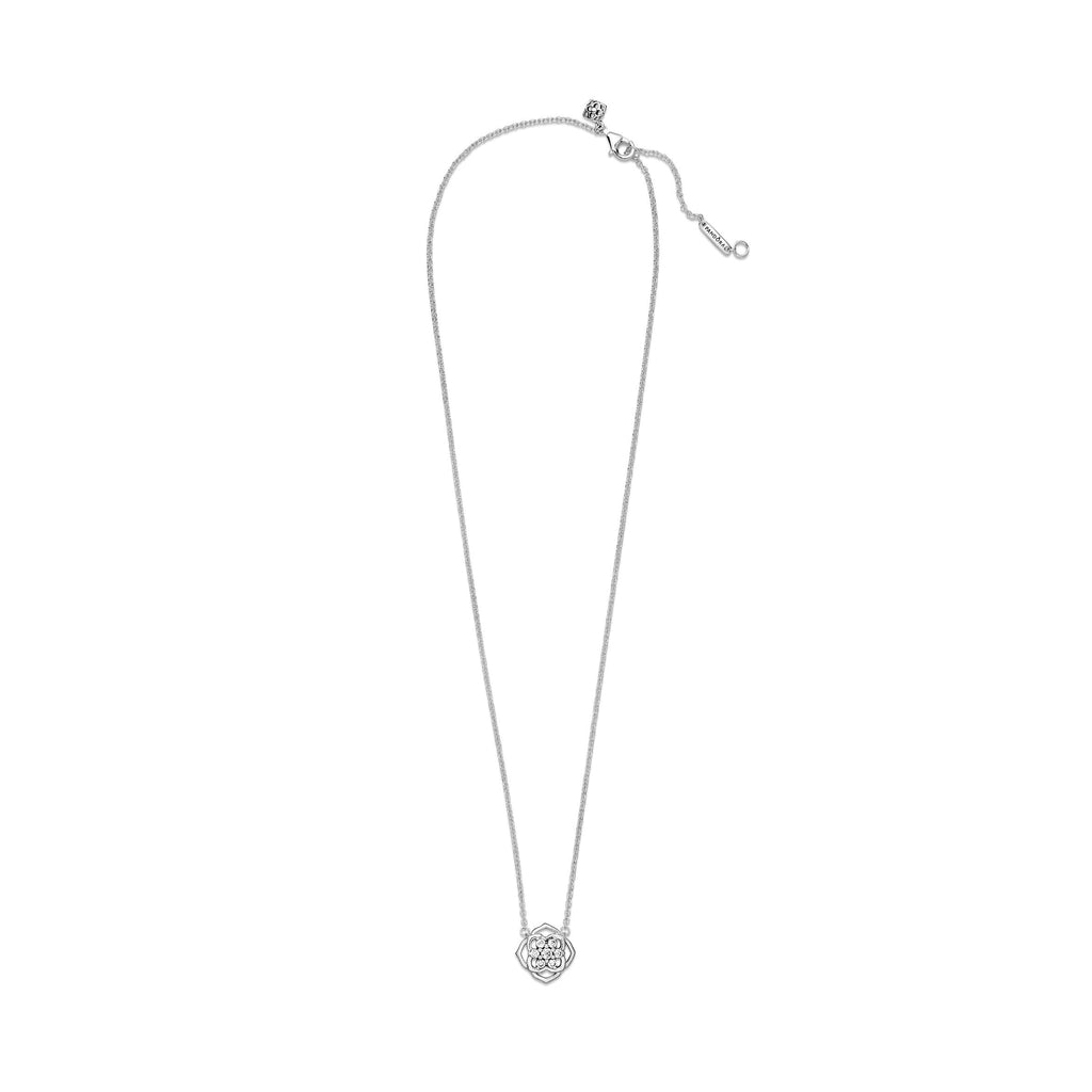 Pandora Necklace Featuring Rose Petals