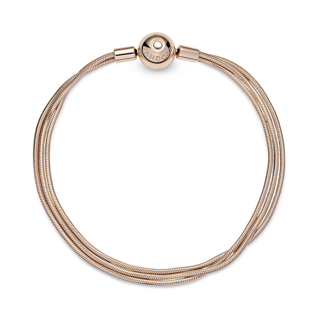 Pandora Bracelet Featuring Moments Multi Snake Chain