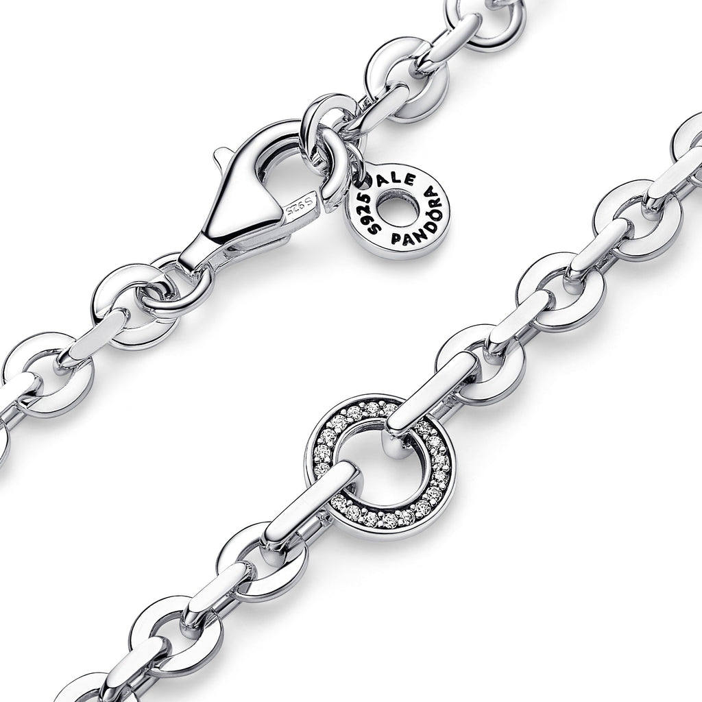 Pandora Bracelet Featuring Signature Pavé Bold Chain