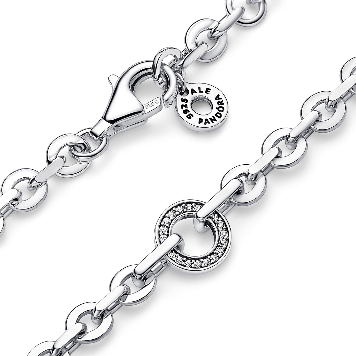 Pandora Bracelet Featuring Signature Pavé Bold Chain