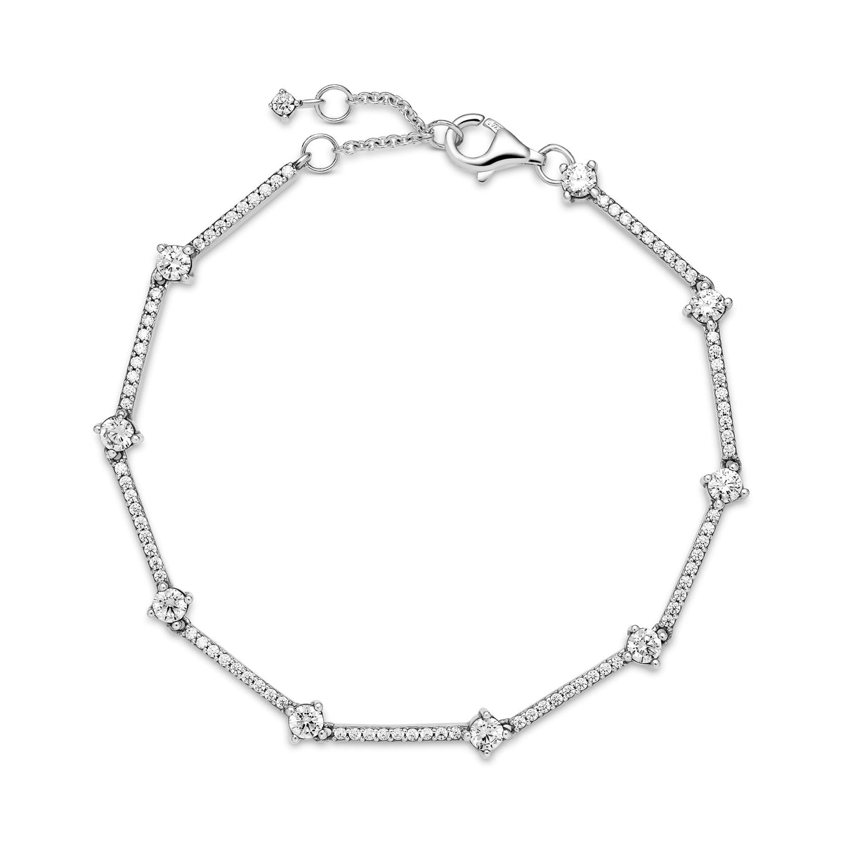 Pandora Sparkling Pavé Bars Bracelet