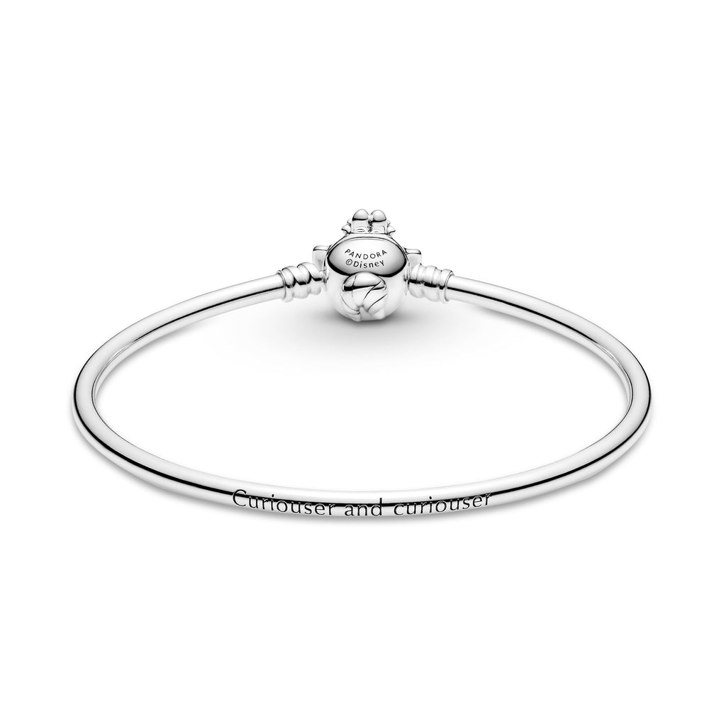 Pandora Disney Alice in Wonderland Cheshire Cat Clasp Moments Bangle