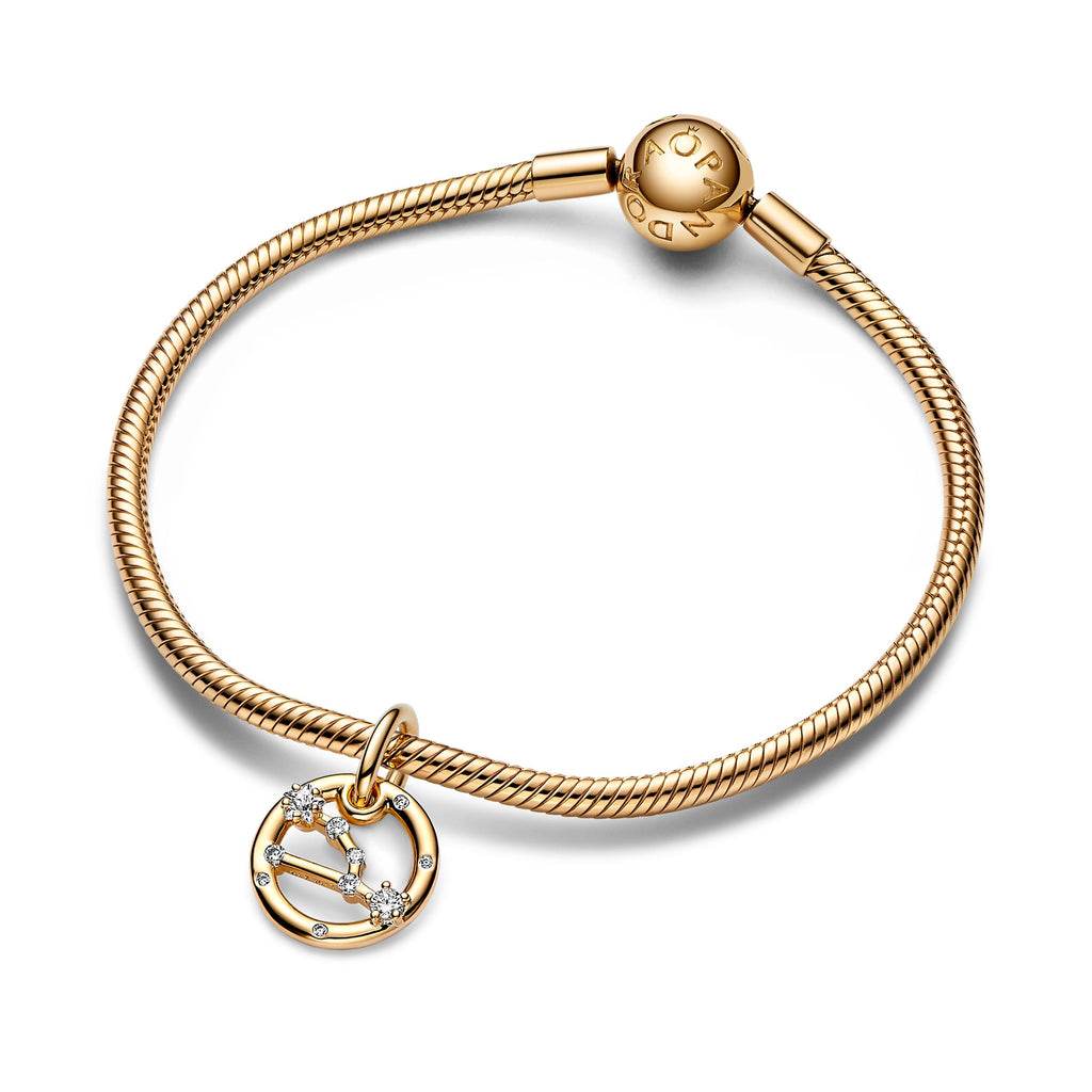 Pandora Charm Featuring Taurus Zodiac Dangle