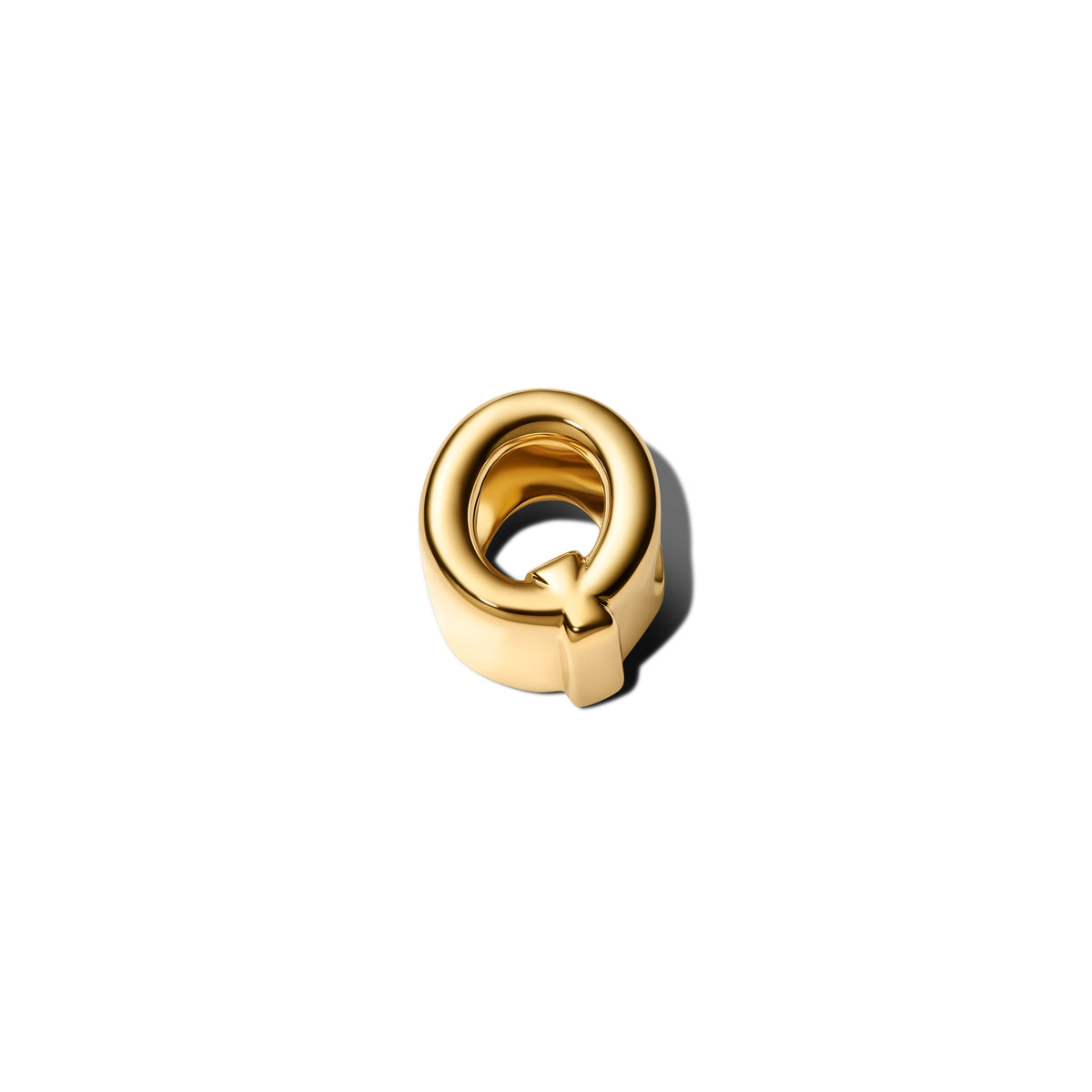 Pandora Charm Featuring Letter Q Alphabet