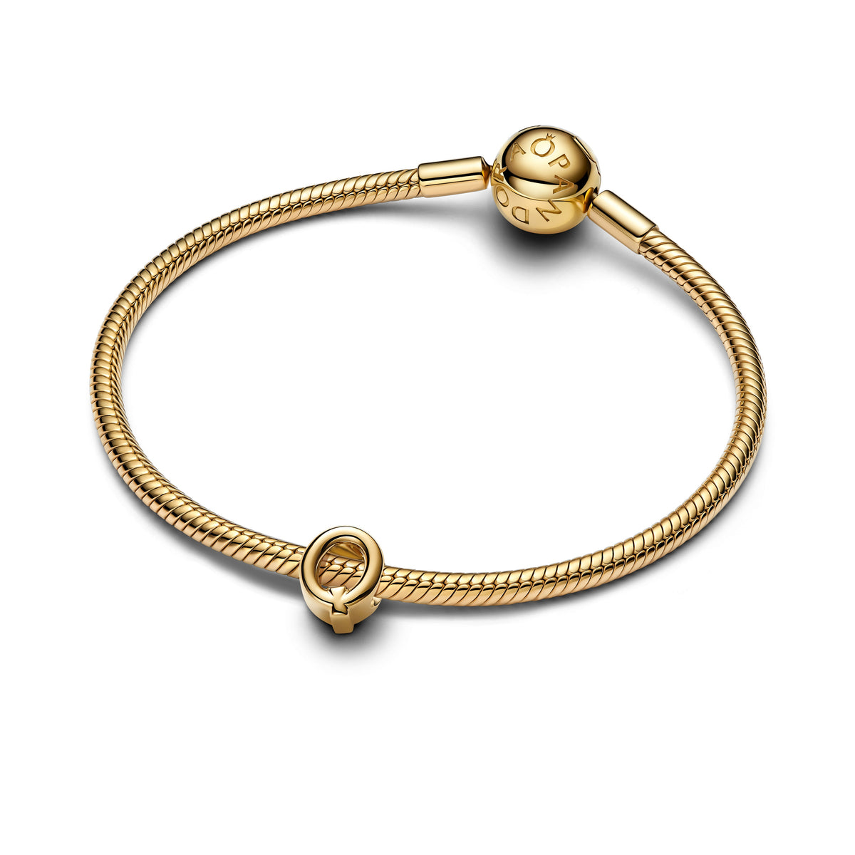 Pandora Charm Featuring Letter Q Alphabet