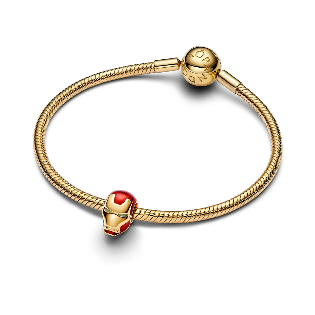 Pandora Charm Featuring Marvel Iron Man Helmet