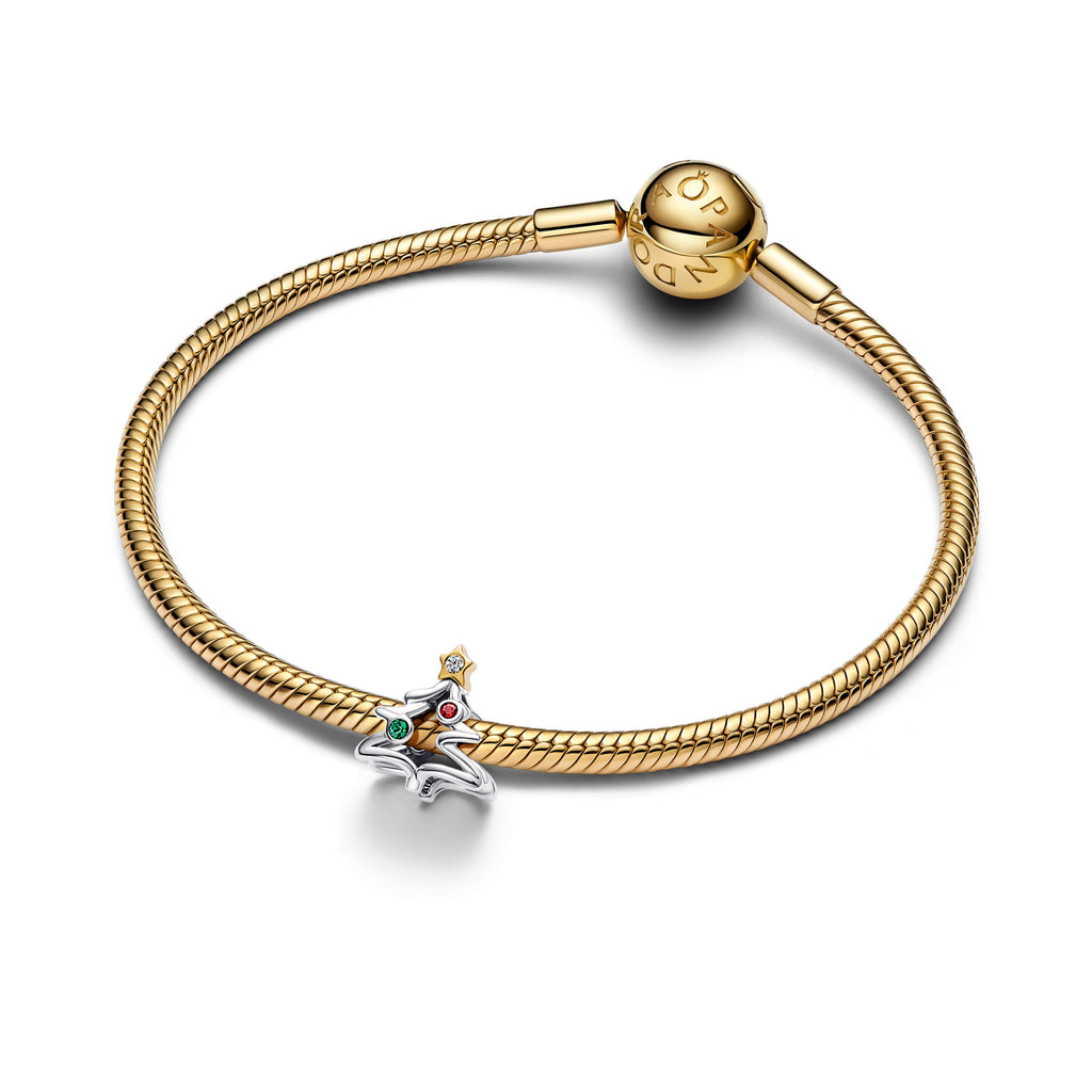 Pandora Charm Featuring Christmas Tree