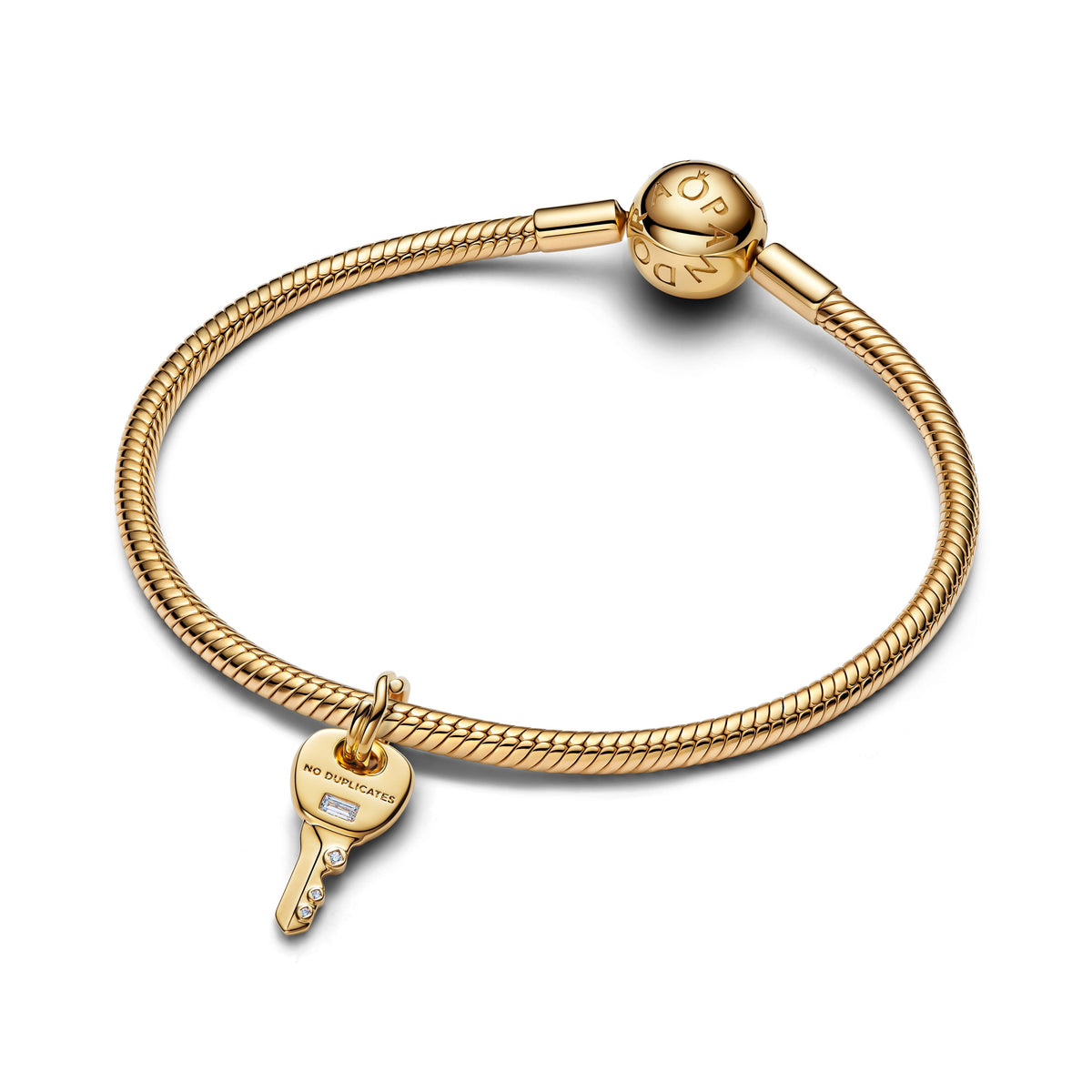 Pandora Charm Featuring Key Dangle